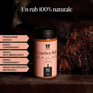 Cowboy Rub barbecue 250 g – BBQ King - immagine 7