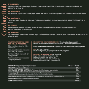 Cowboy Rub barbecue 250 g – BBQ King - immagine 6