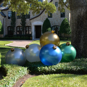 Sfera gonfiabile Ø 60,9 cm oro - Holiball - immagine 9