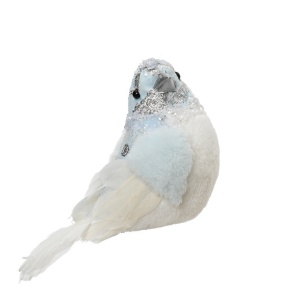 Uccello bianco e azzurro 2 mod.assortiti - Kaemingk - immagine 2