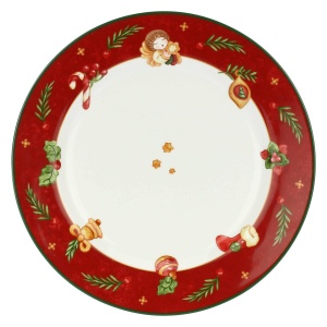 Piatto in porcellana Sorprese di Natale, grande - Thun - immagine 1