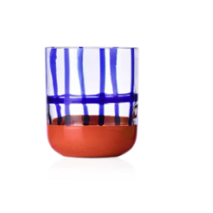 Bicchiere Gesti blu e rosso - Ichendorf - immagine 1