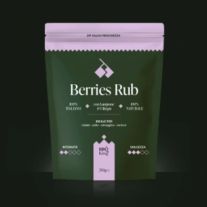 Berries Rub barbecue 250 g – BBQ King - immagine 1