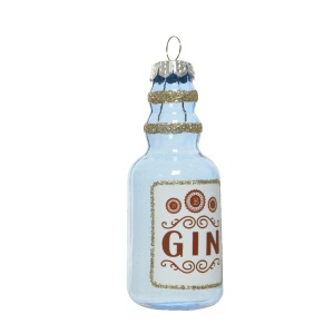 Addobbo Bottiglia Gin H.9,5 cm - Kaemingk - immagine 1