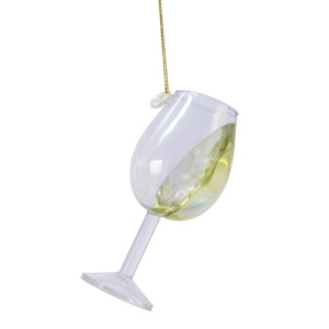 Addobbo in Vetro Calice trasparente H.10 cm - Kaemingk