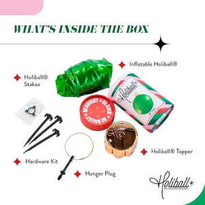 Sfera gonfiabile Ø 60,9 cm oro - Holiball - immagine 5