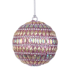 Addobbo Allure rosa Ø7 cm - Bizzotto - immagine 1