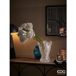 Centrotavola Tulipani Vetro Satinato D30 H12 cm - EDG - immagine 3