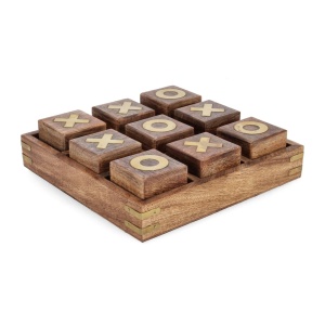 Gioco Tris in Legno di Mango 23x23 cm - Bizzotto - immagine 1