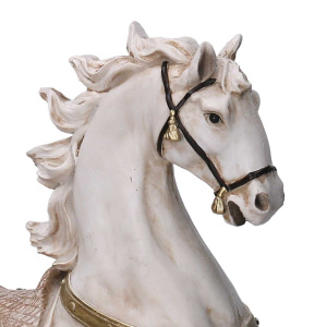 Cavallo a Dondolo in Resina 46x45 cm - Vacchetti - immagine 4