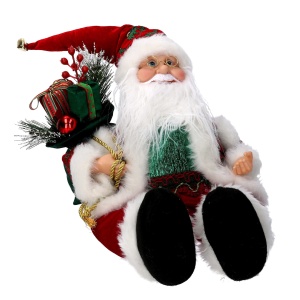 Babbo Natale Seduto con Carillon - Vacchetti - immagine 1