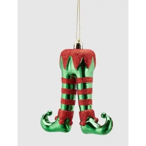 Addobbo Calze di Elfo verde smeraldo - EDG