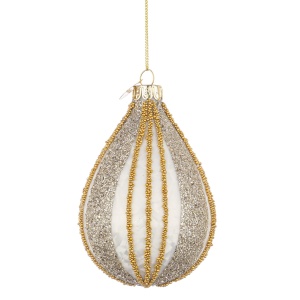 Addobbo Victoria perla/oro/argento mod.pera - Bizzotto - immagine 1