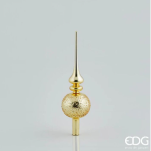 Puntale Vetro oro H.31 cm - EDG - immagine 1