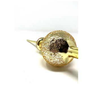 Puntale Vetro oro H.31 cm - EDG - immagine 2