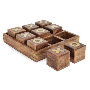 Gioco Tris in Legno di Mango 23x23 cm - Bizzotto - immagine 2