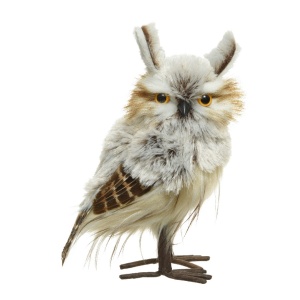 Gufo marrone H.15 cm mod.A - Kaemingk - immagine 1