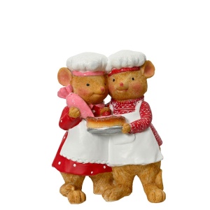 Topini Pasticceri 12x9x17 cm - Kaemingk