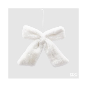 Fiocco Peluche bianco 20x25 cm - EDG