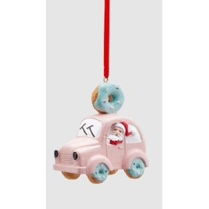 Addobbo Auto Candy rosa 8 cm - EDG