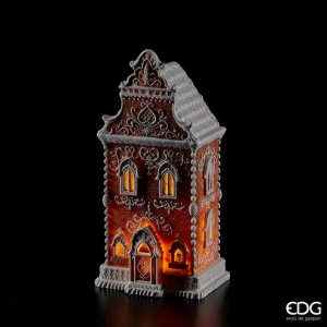 Casa Marzapane con Luci a LED H.34 cm - EDG