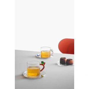 Tazza Tè Mela con Coccinella gialla - Ichendorf - immagine 2