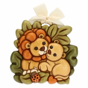 Formella Coppia Leoni Grande - THUN - immagine 1