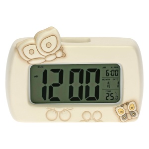 Orologio Digitale Elegance con Farfalle e Fiori - THUN