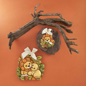 Formella Coppia Leoni Grande - THUN - immagine 4