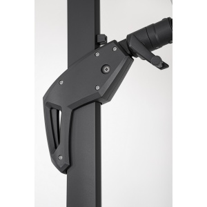 Ombrellone Aries 400 x 400 antracite telo naturale – Bizzotto - immagine 9