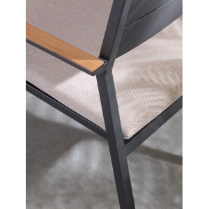 Tavolo Zelmar 218X115 cm con 6 Poltroncine Zelmar con cuscino - Bizzotto - immagine 14
