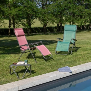 Sdraio poltrona Relax R Clip Batyline® Iso Rosa Cerisier - LaFuma - immagine 5