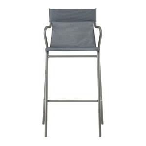 Sgabello alto con Seduta Horizon Batyline® Duo Grigio Storm Grey-Titane - LaFuma - immagine 3