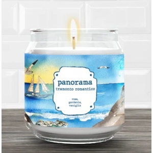 Candela Artigianale Tramonto Romantico 190 gr - FRALAB - immagine 1