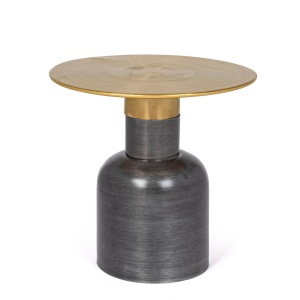Tavolino Alopa ottone 41x39 cm - Bizzotto