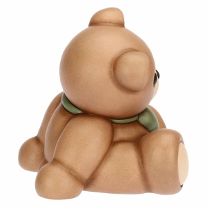 Teddy con Fiocco verde in Ceramica grande - THUN - immagine 5