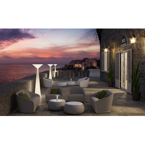Lampada Tebe Lamp H.180 cm bianco - Plust - immagine 3