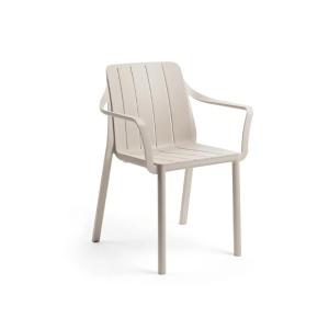 Tavolo allungabile Tevere 210/275 corda con 6 poltroncine Tiberina Armchair corda - Nardi - immagine 12