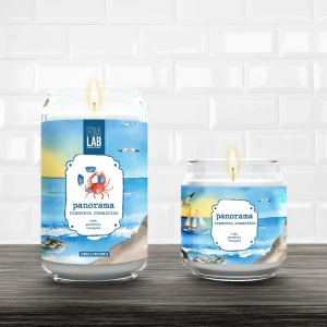 Candela Artigianale Tramonto Romantico 190 gr - FRALAB - immagine 3