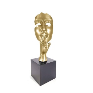 Scultura  Juliarte Silence Gold H.26 cm - Juliarte