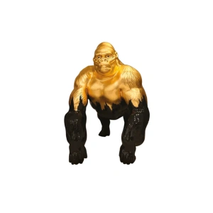 Scultura Juliarte Gorilla XS nero/oro - Juliarte