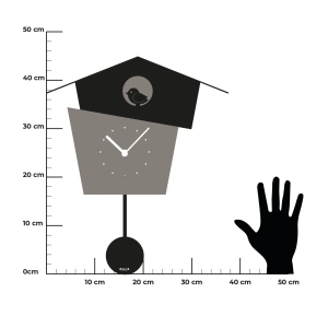 Orologio da parete Picchiarello ametista/mocha - Arti e Mestieri - immagine 3