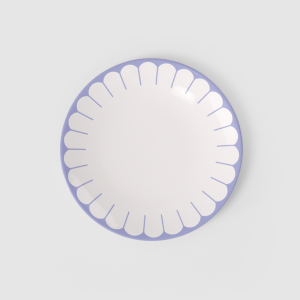 Piatto Piano Fleur in Porcellana Ø26.6 cm blu - Villeroy & Boch