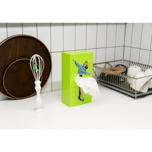 Scatola Porta-Fazzoletti verde - Tissue Up Girl - immagine 3