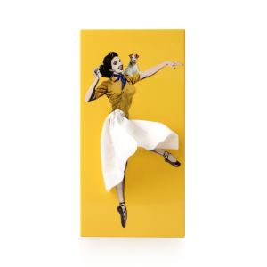 Scatola Porta-Fazzoletti giallo - Tissue Up Girl