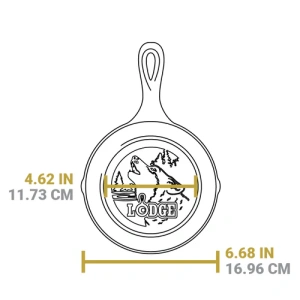 Padella in Ghisa decoro Lupo Ø 16.5 cm - Lodge - immagine 4