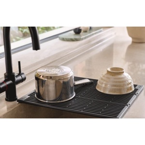 Scolapiatti Pieghevole per Lavello grigio - Joseph Joseph - immagine 3