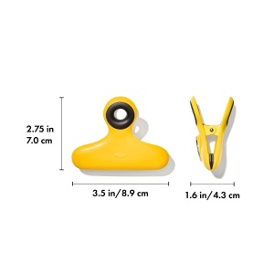 4 Clip Magnetiche Multiuso resistenti in colori assortiti - OXO - immagine 3