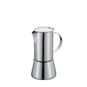 Caffettiera Espresso Aida 4 tazze in Inox - Cilio