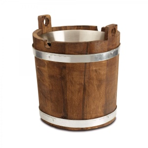 Portabottiglie in Legno e Acciaio - Broggi